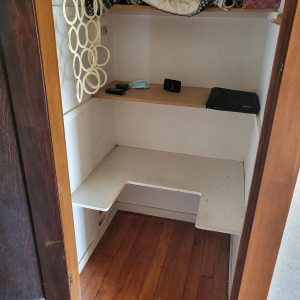 Hall Cupboard Laundry Before