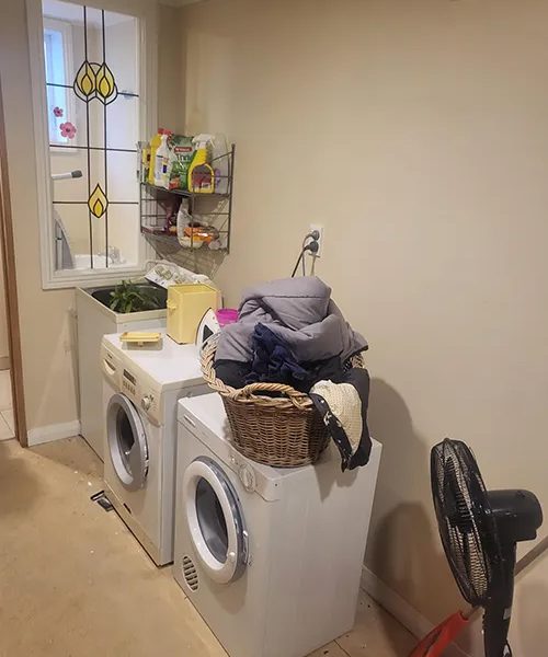 Old City Home with New Laundry Room before