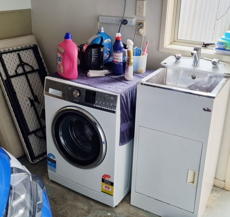 New Laundry Room at Pakuranga Before